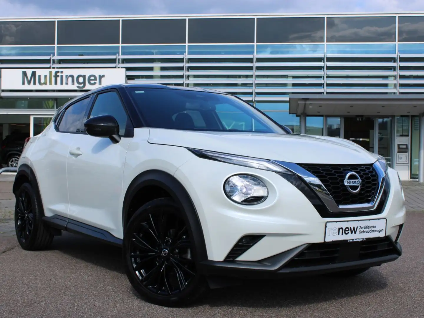 Nissan Juke 1.0 DIG-T DCT Enigma AHK Klima Einparkhilfe Weiß - 2