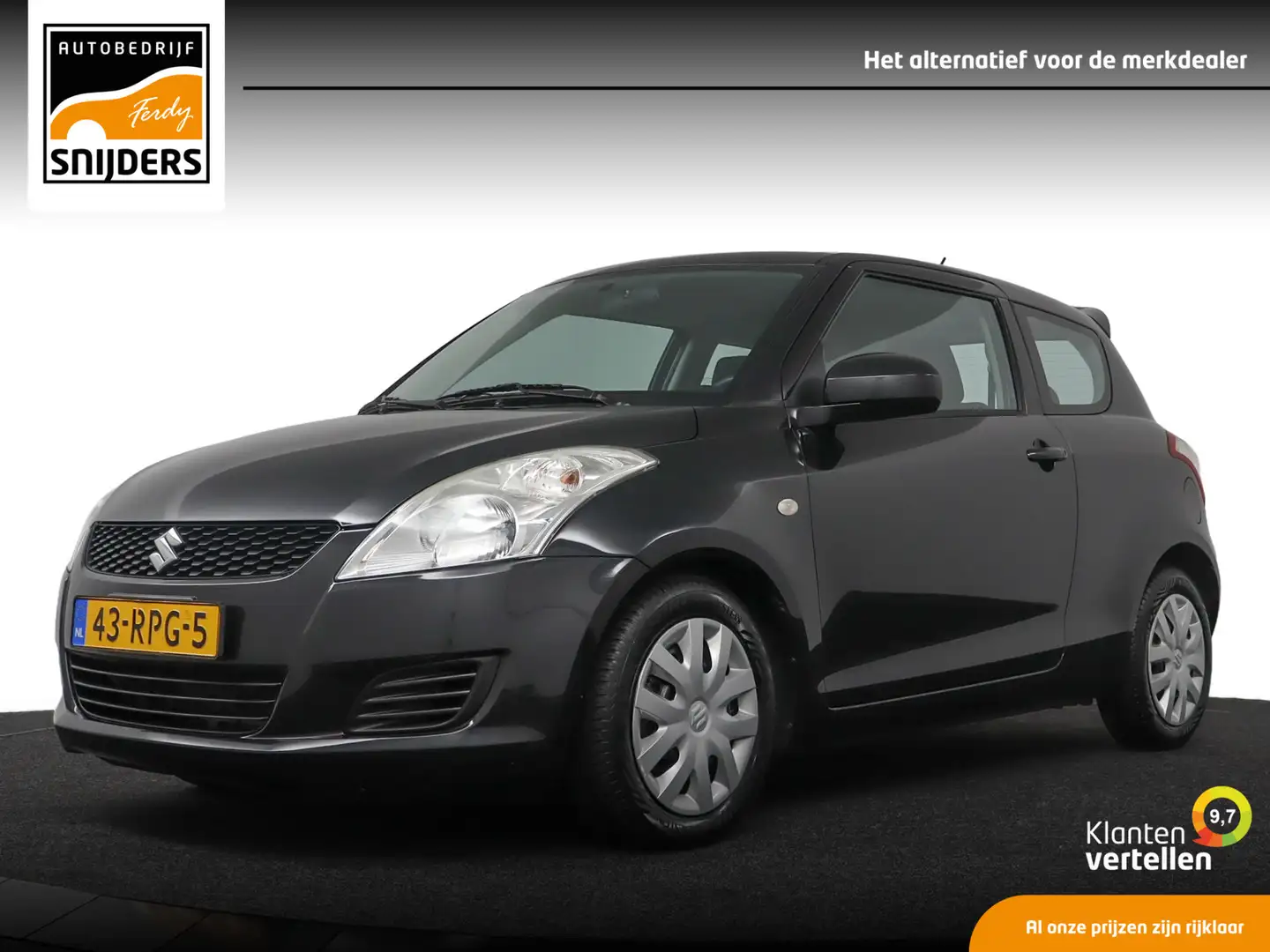 Suzuki Swift 1.2 Comfort EASSS, Orig.NL | Airco | Stoelverw. | Zwart - 1