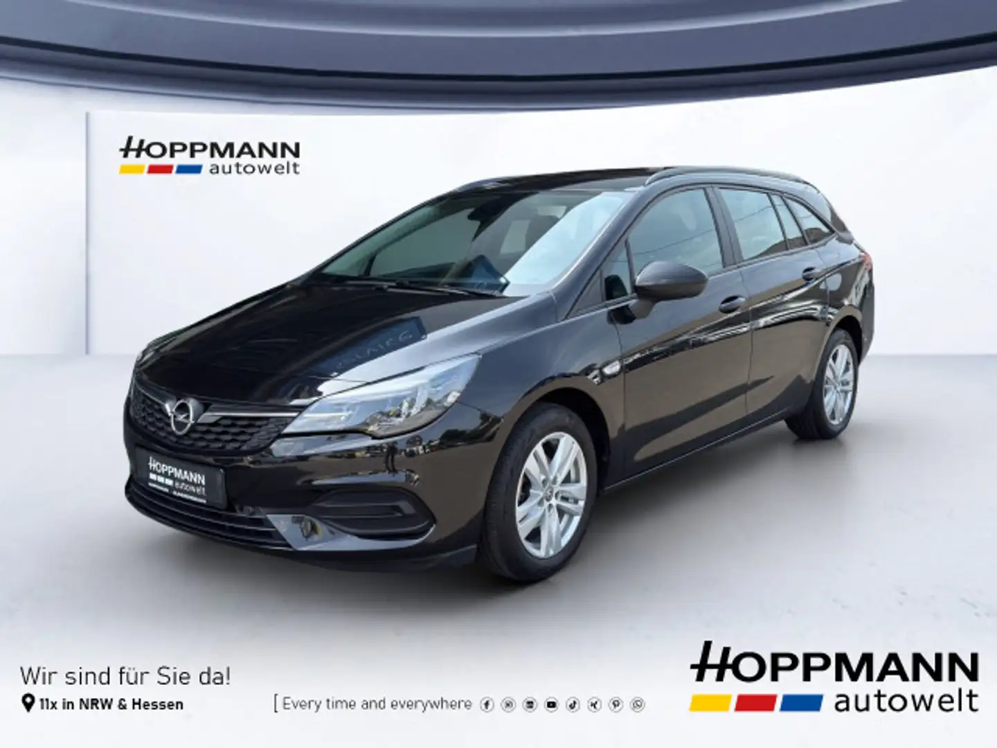 Opel Astra Sports Tourer Edition PDC LHZ SHZ Klimaaut Nero - 1