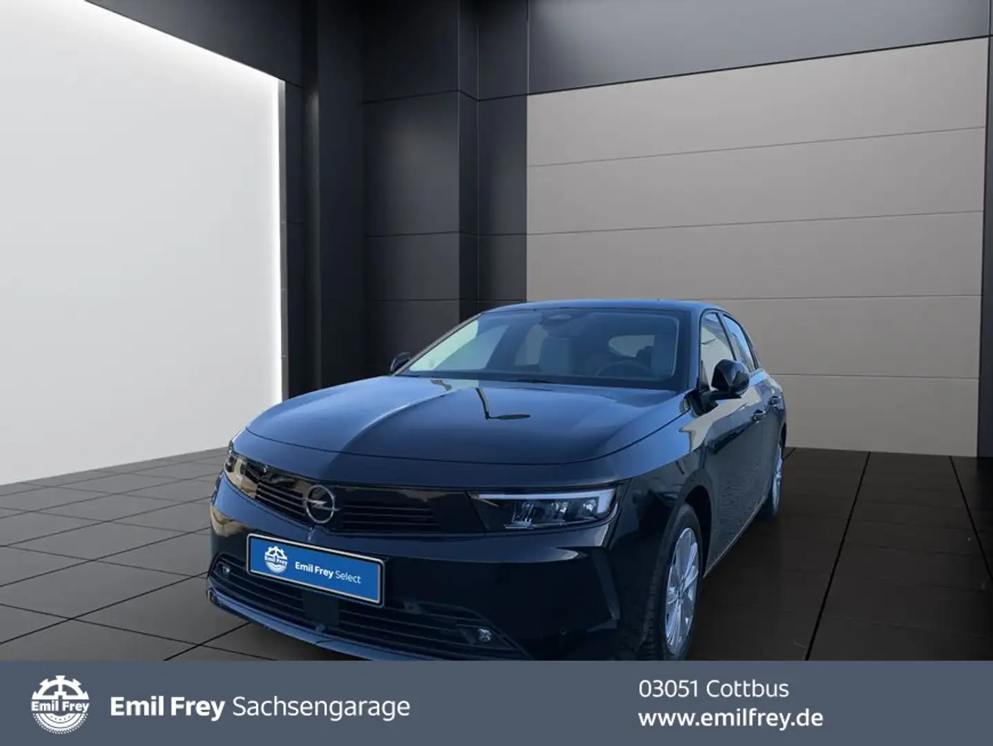 Opel Astra 1.2 Turbo Elegance NAVI*LED*RFC Zwart - 1