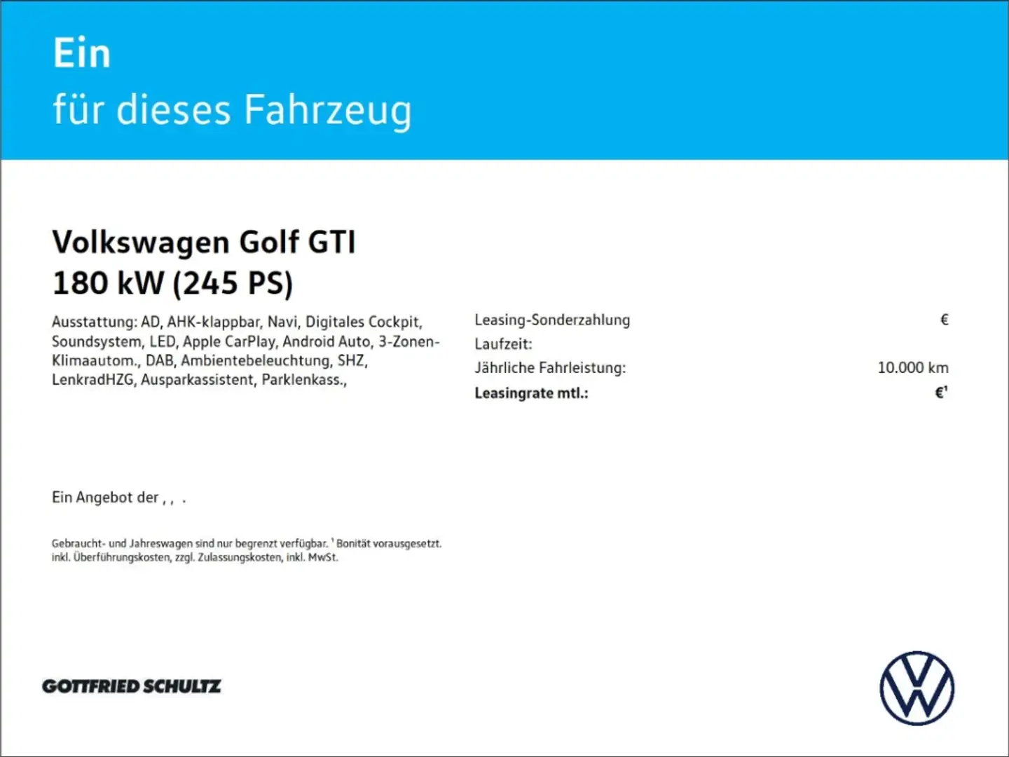 Volkswagen Golf GTI VIII 2.0 DSG   AHK   Park Assist   Harman-Kardon Grau - 2