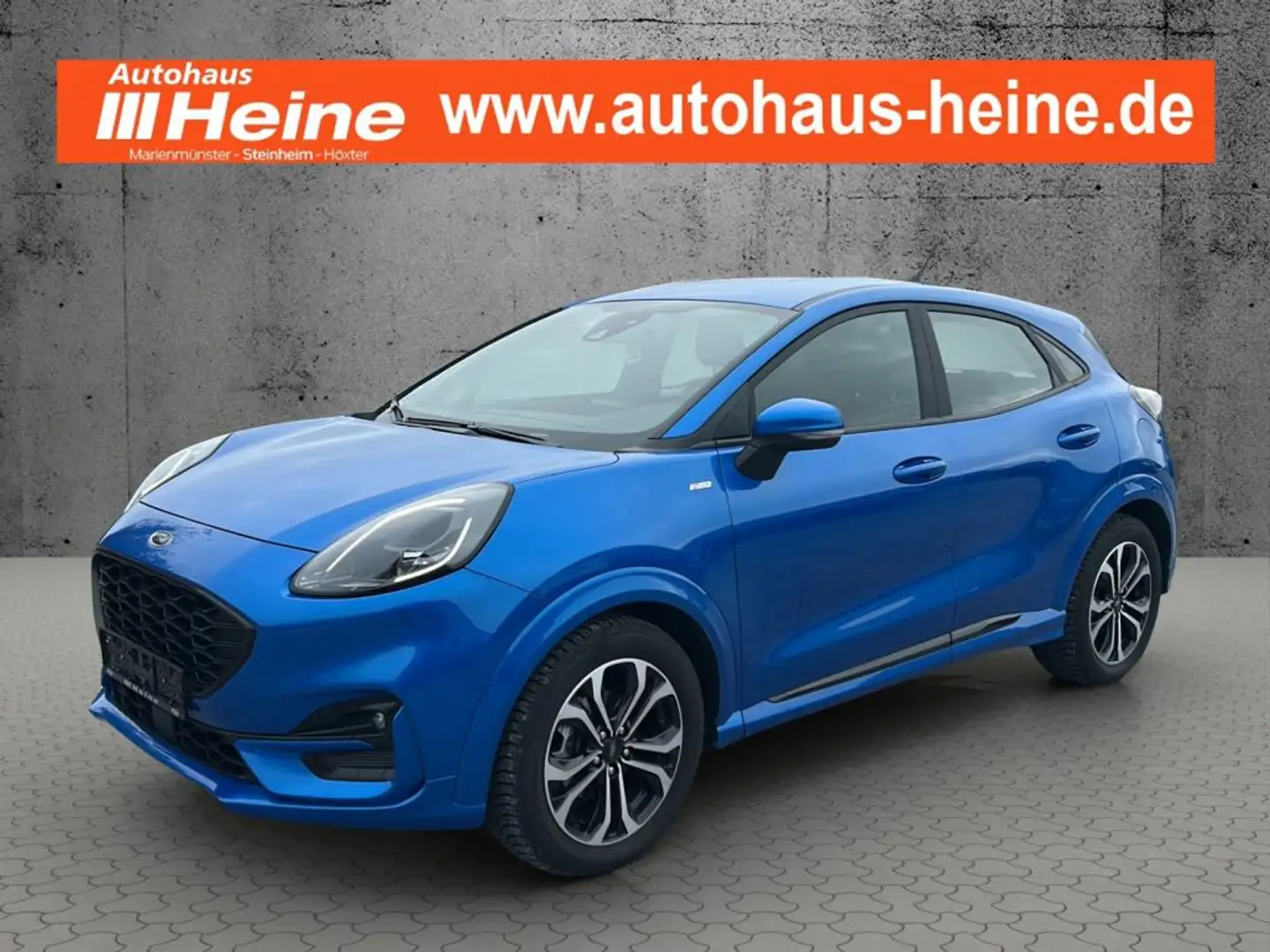 Ford Puma 1.0 EcoBoost Hybrid ST-LINE Blau - 1