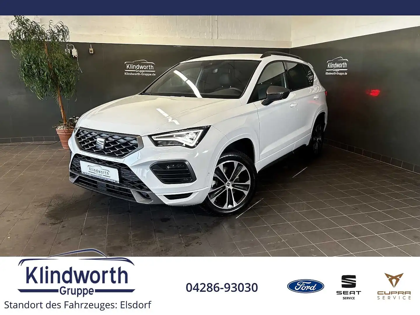 SEAT Ateca 2.0 TDI DSG FR +AHK+GJR+XL-Paket Weiß - 1