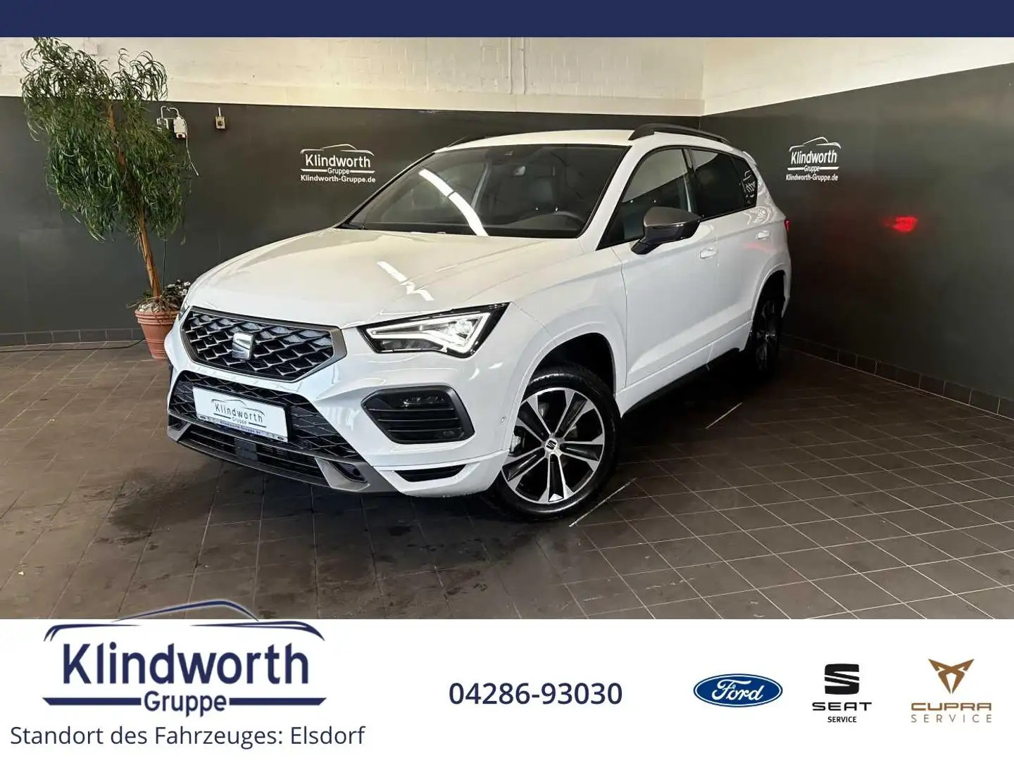 SEAT Ateca 2.0 TDI DSG FR +AHK+GJR+XL-Paket Weiß - 1