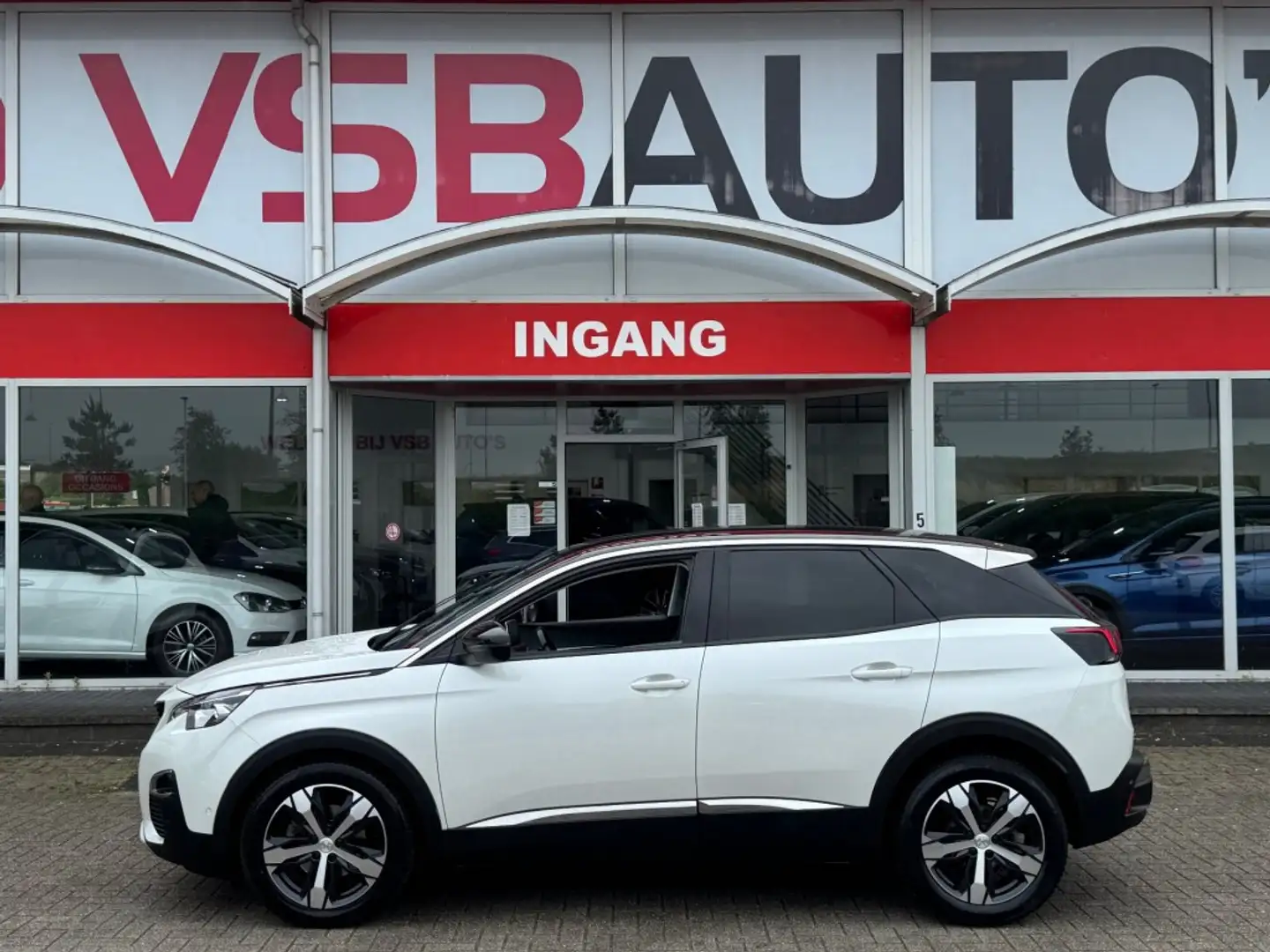 Peugeot 3008 1.2 PURETECH AUT. ALLURE HALF-LEER LED NAVI CAMERA Wit - 2