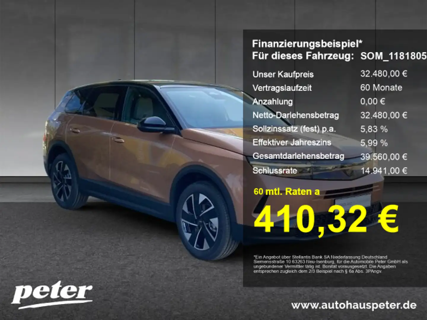 Opel Grandland Grandland 1.2 GS MHEV Panoramadach Head-Up Verfügb - 1