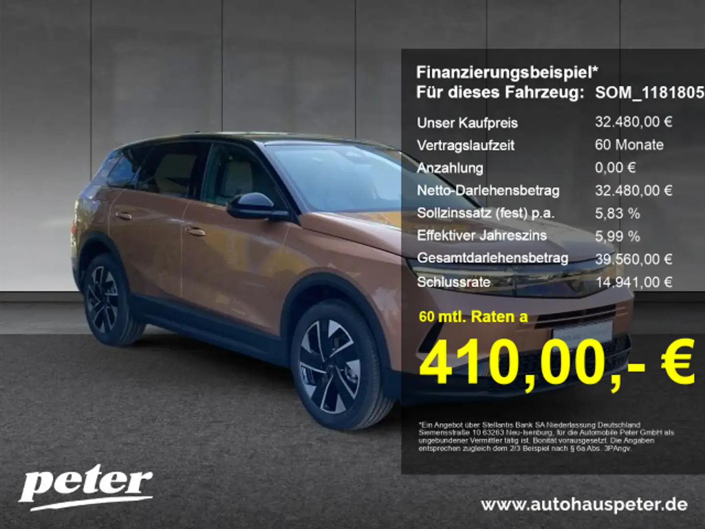 Opel Grandland Grandland 1.2 GS MHEV Panoramadach Head-Up Verfügb - 1