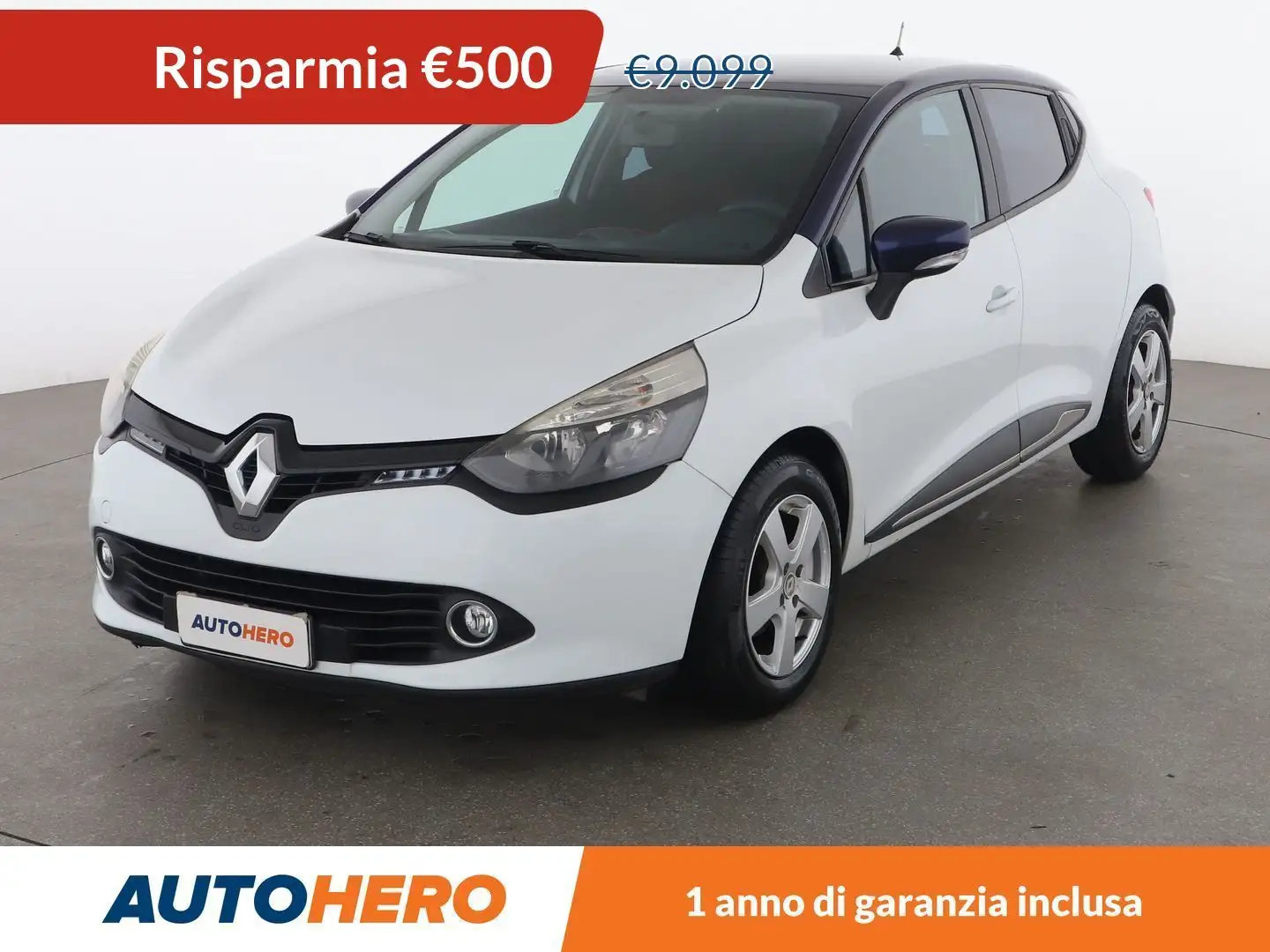 Renault Clio 1.5 dCi Live 75 CV Blanc - 1