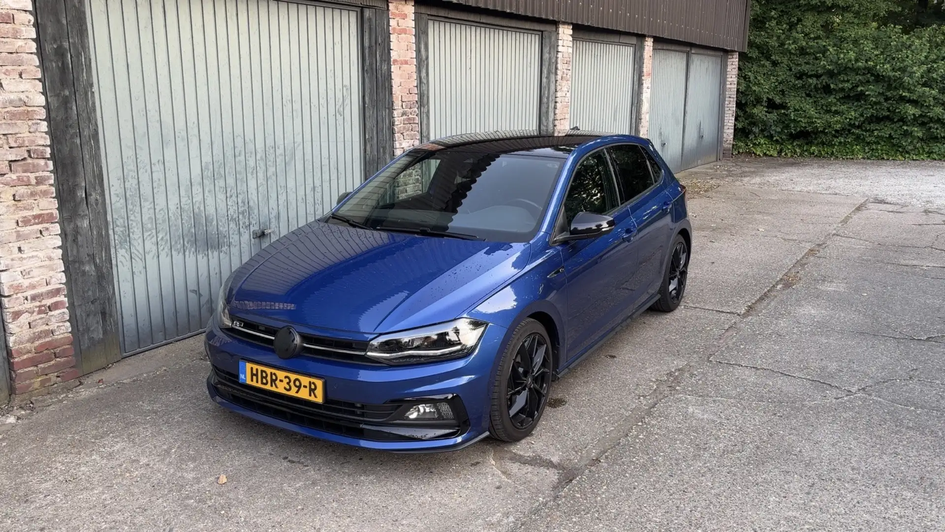 Volkswagen Polo 1.0 TSI Highline Business R-Line (H&R veren set) Blauw - 1