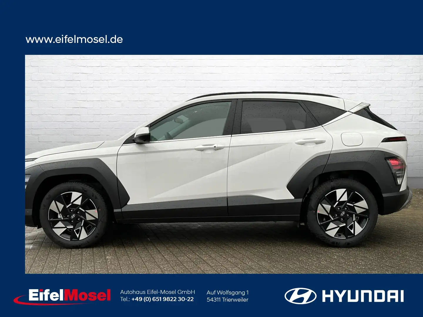 Hyundai KONA HYBRID NG 1.6GDi**TREND**Lichtp-Assistenzp. Blanc - 2