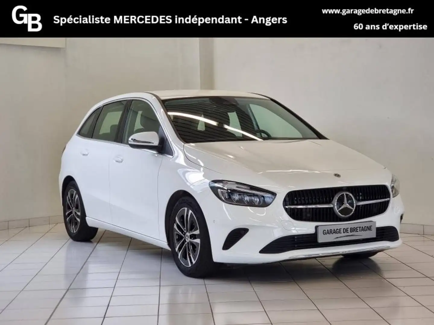 Mercedes-Benz B 180 180 d 116ch Progressive Line 8G-DCT Blanc - 1