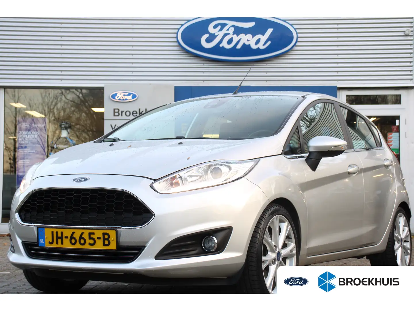 Ford Fiesta 1.0EB Titanium | NL-AUTO! | NAVI | DEALER OH! | CL Grau - 1