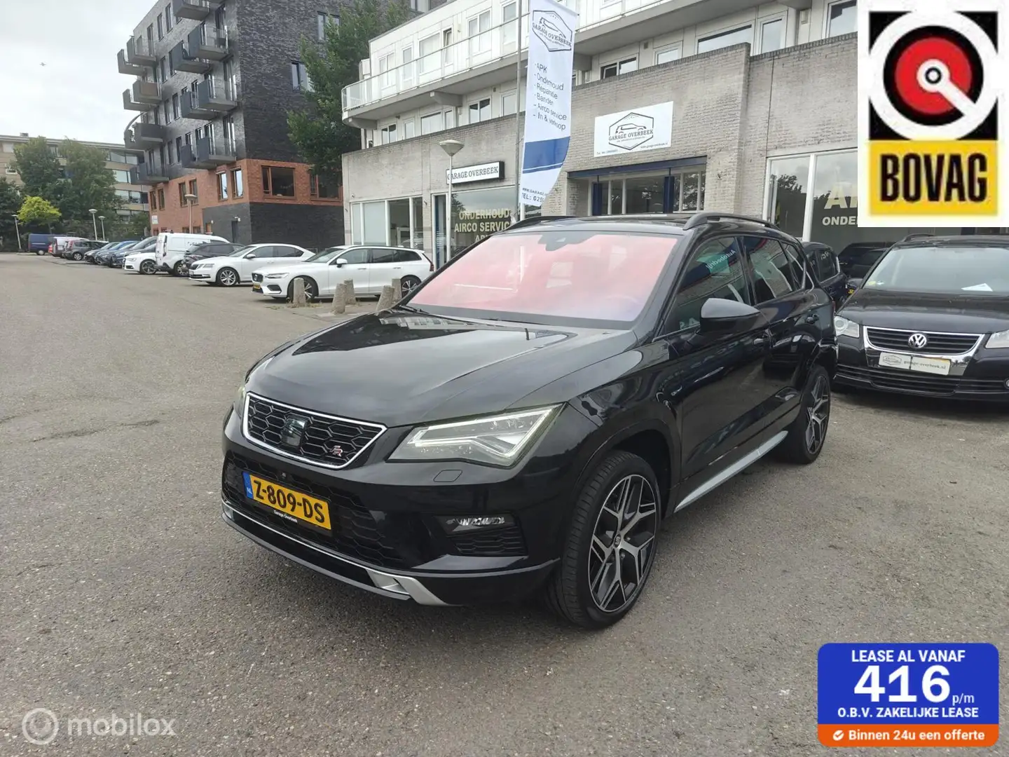 SEAT Ateca 2.0 EcoTSI FR 4DRIVE 2018 PANO/ACC/VR-DASH/19INCH Zwart - 1