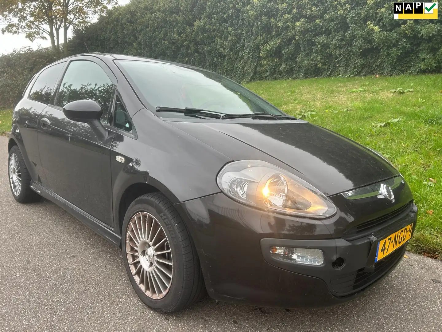 Fiat Punto Evo 1.3 M-Jet Dynamic - Clima - Navi - READ TEXT Zwart - 1