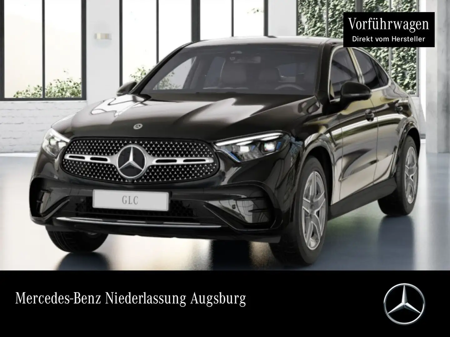 Mercedes-Benz GLC 200 4M AMG+360+AHK+TOTW+KEYLESS+9G Schwarz - 1