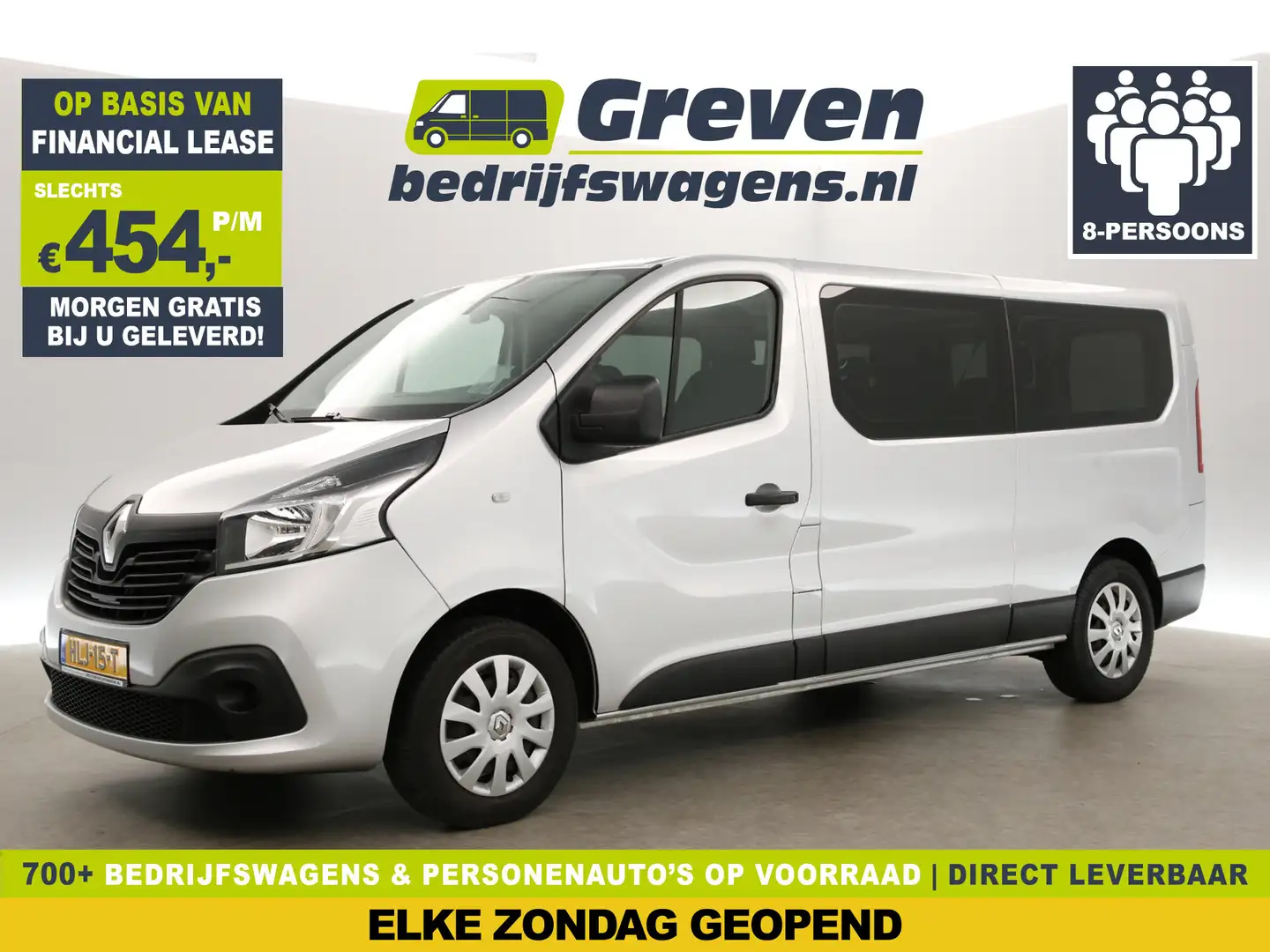 Renault Trafic Passenger 1.6 dCi L2H1 | MARGE! | 8 Persoons | TAX Zilver - 1