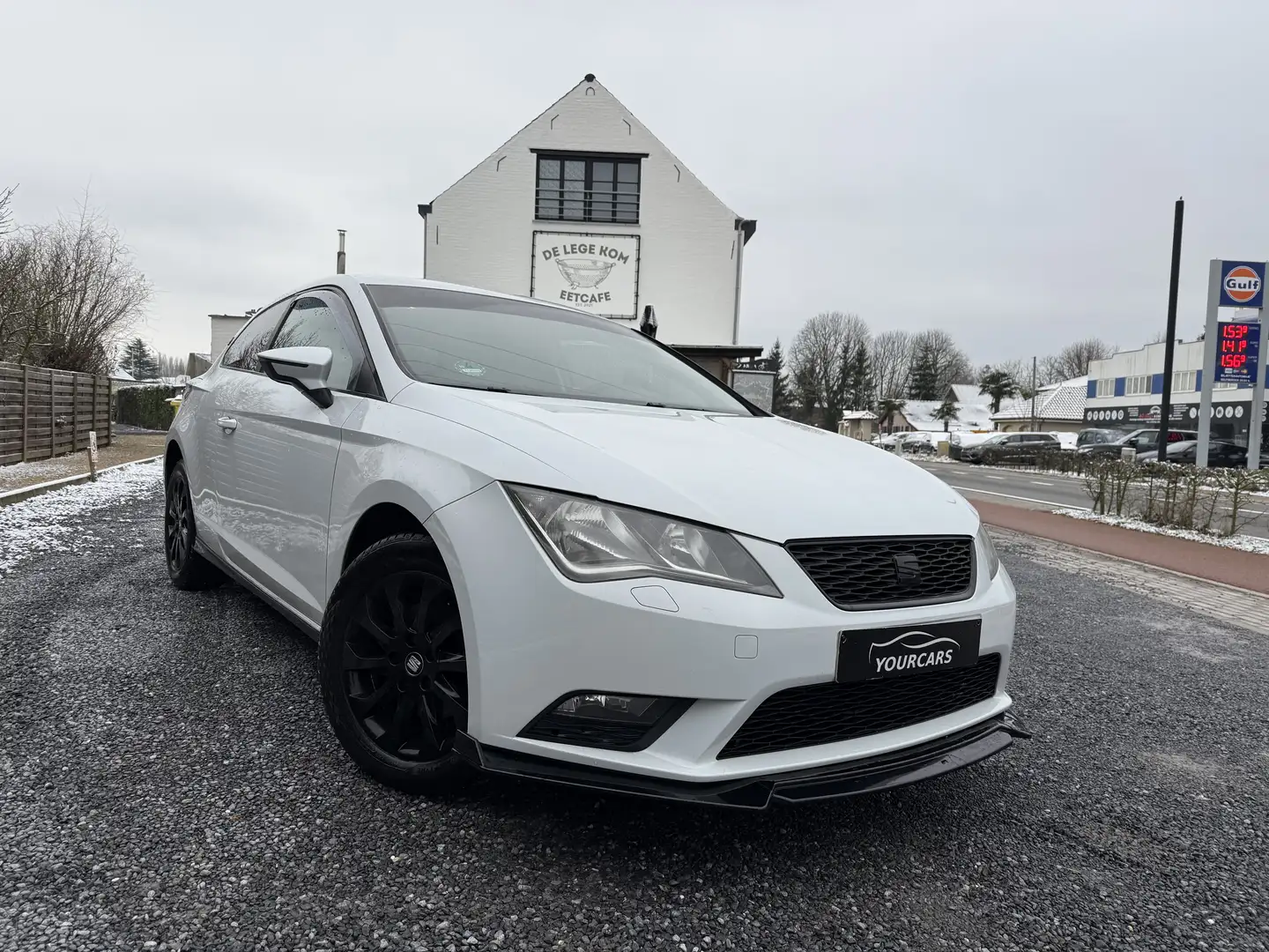 SEAT Leon 1.6 CR TDi Style DSG * 1ste OWNER Weiß - 2