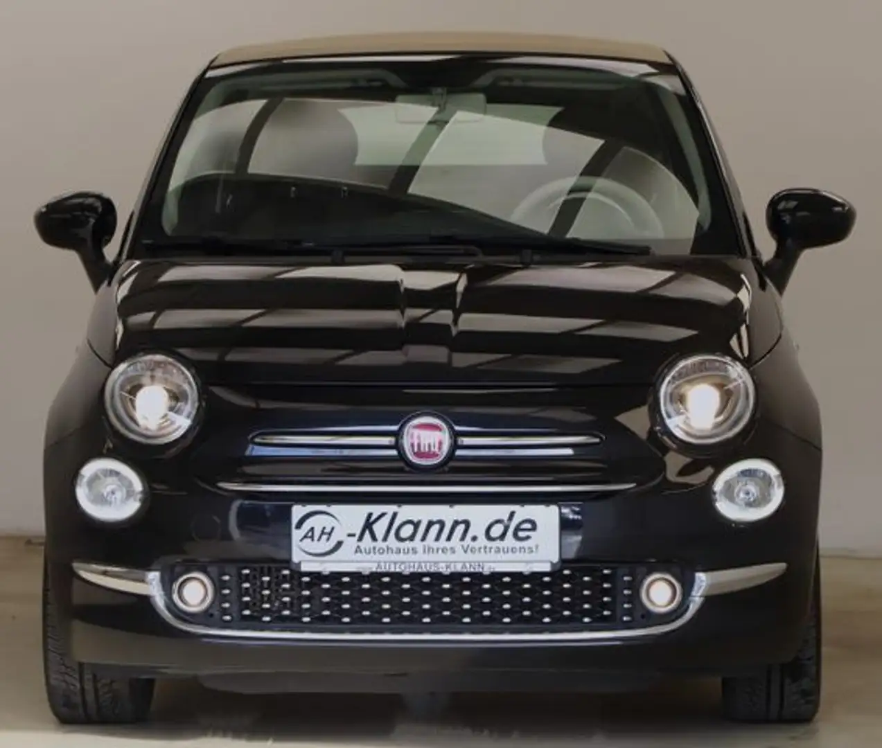 Fiat 500C 0.9 TwinAir 105PS Cabrio Lounge Klima Navi Schwarz - 2