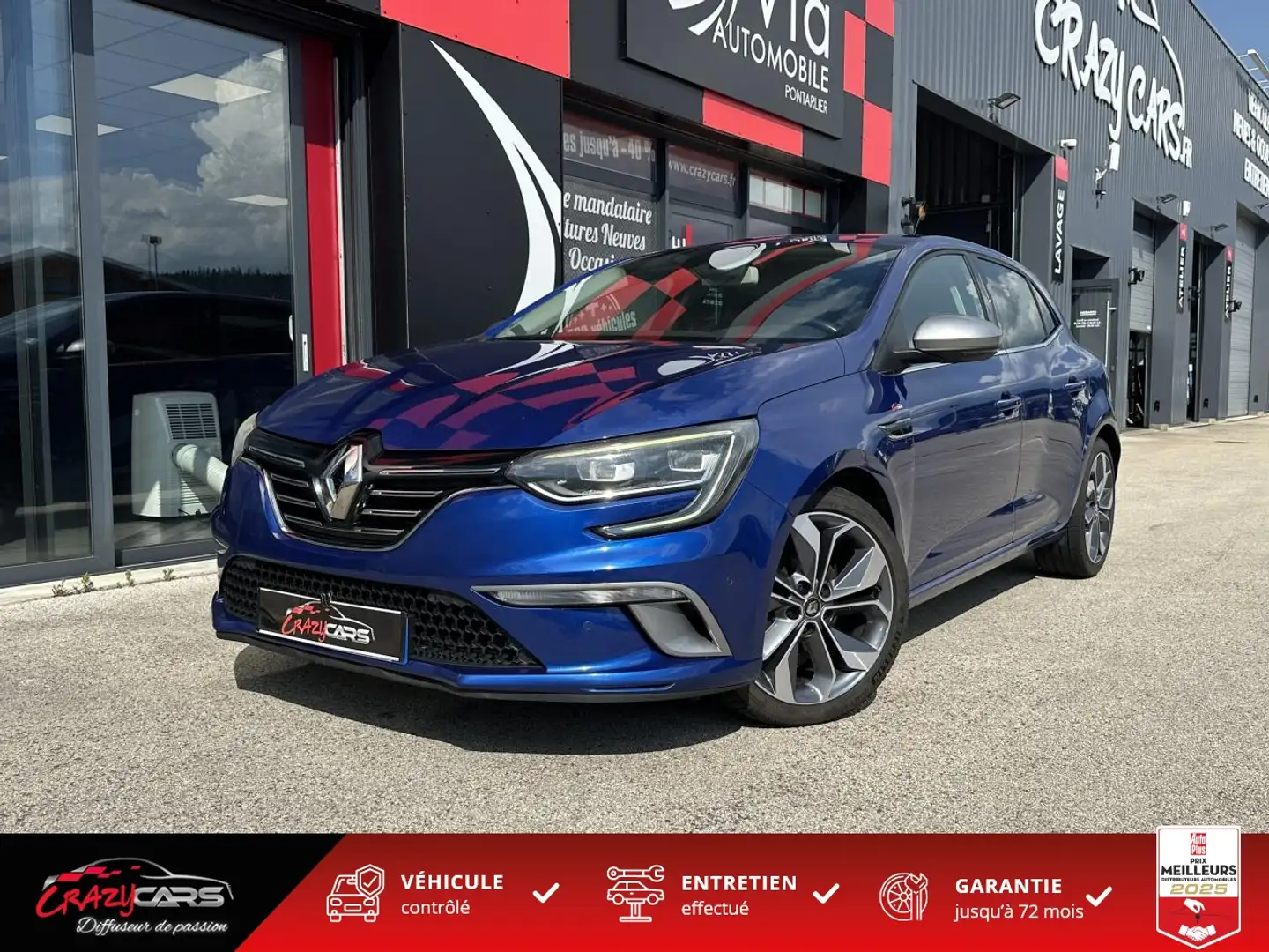 Renault Megane 1.5 Energy dCi 110  GT Line Bleu - 1