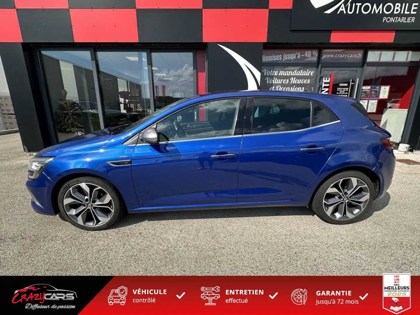 Renault Megane 1.5 Energy dCi 110  GT Line Bleu - 2