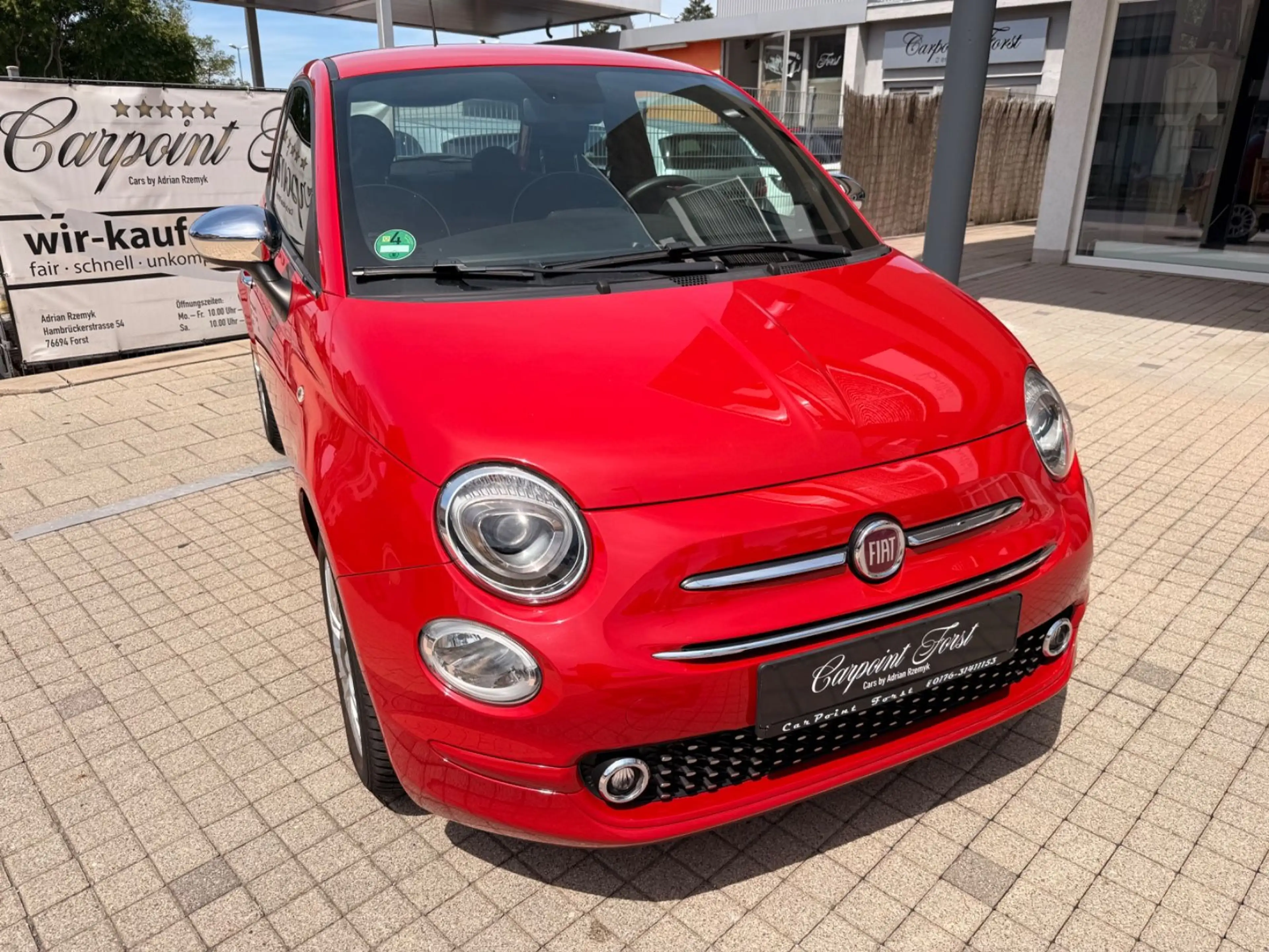 Fiat 500 1.Hand, NAVI,61200km — photo 2