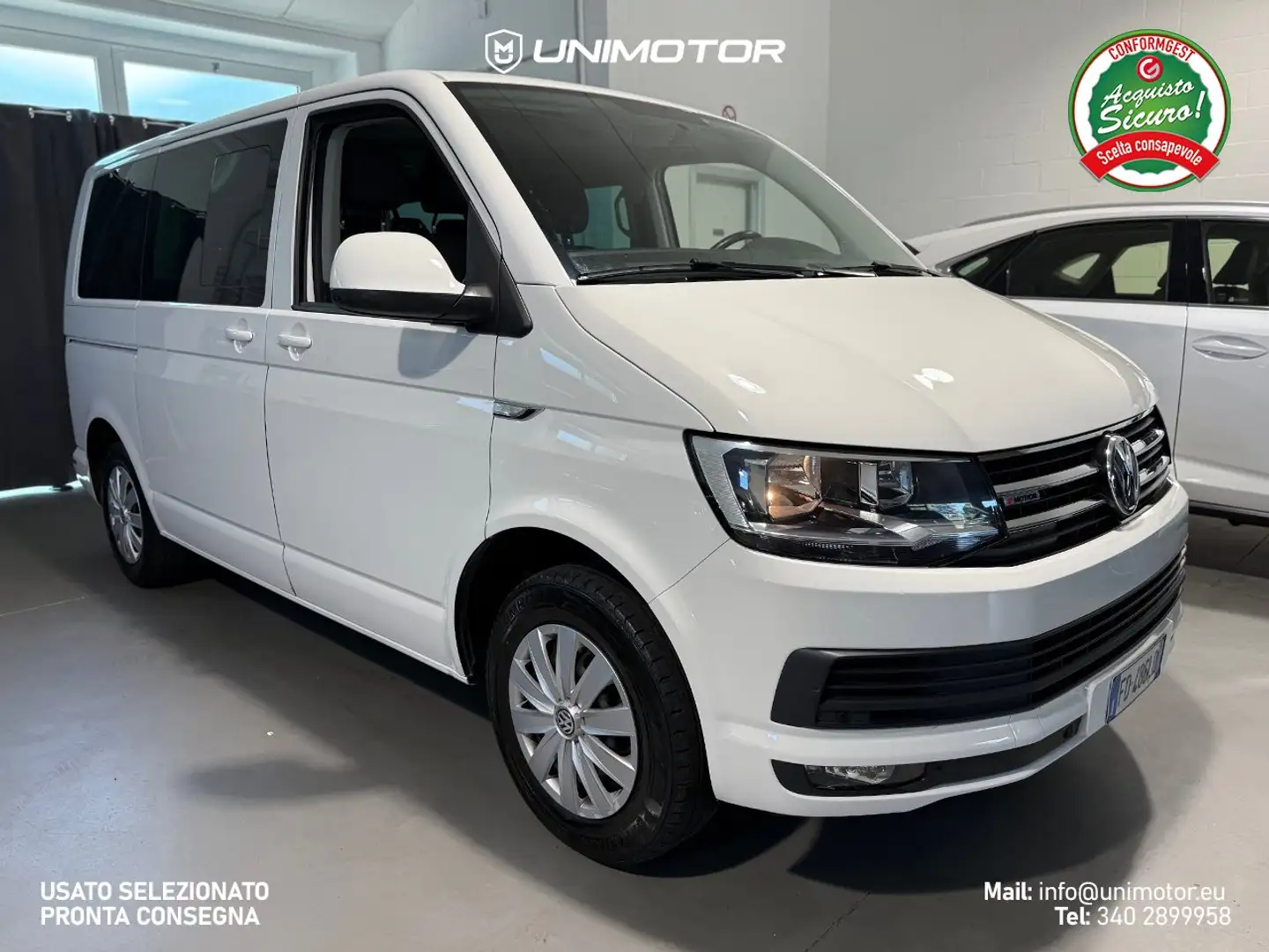 Volkswagen T6 Caravelle 2.0 TDI 150cv 4motion PC - 9 posti - GANCIO TRAINO Bianco - 1