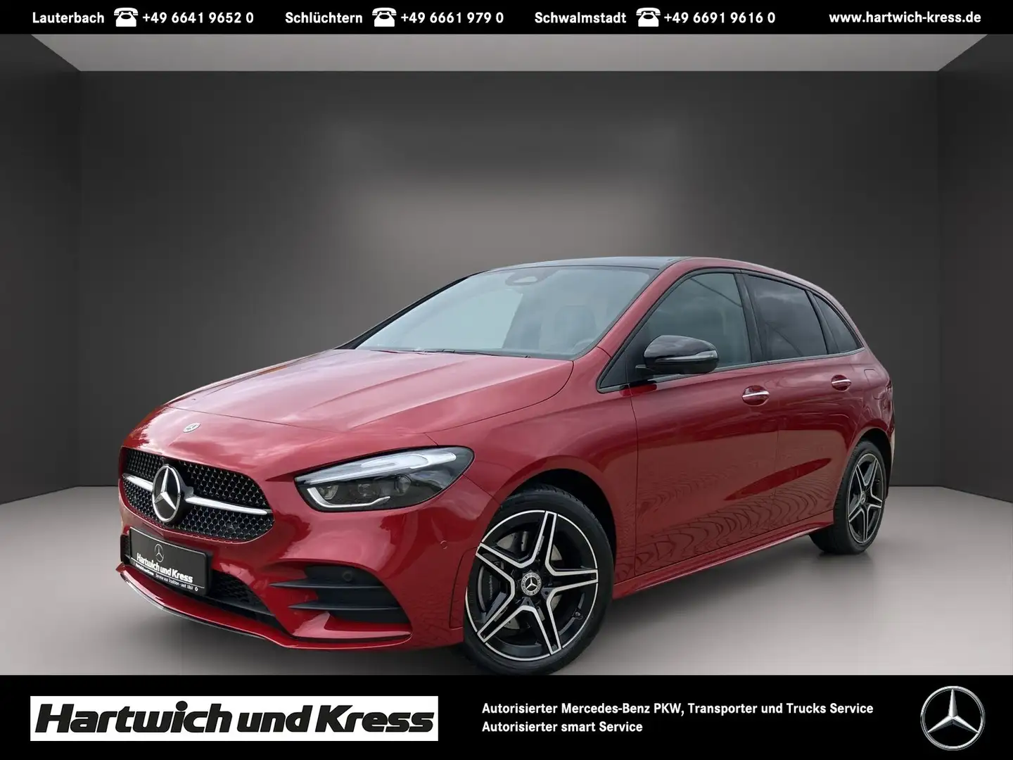 Mercedes-Benz B 250 B 250 e AMG Line Premium+Pano+Burmester+360°Kamera+Memory+ HeadUp+ Rouge - 1
