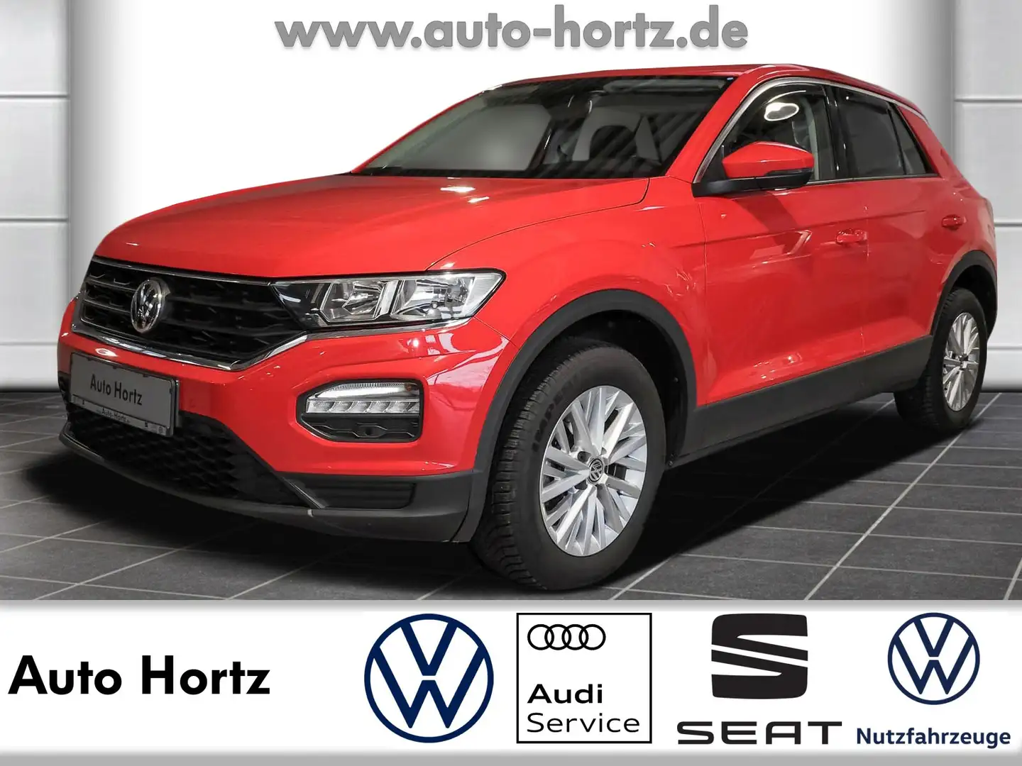 Volkswagen T-Roc 1.6 TDI , AHK, Alufelgen, Climatronic uvm Ba Rot - 1