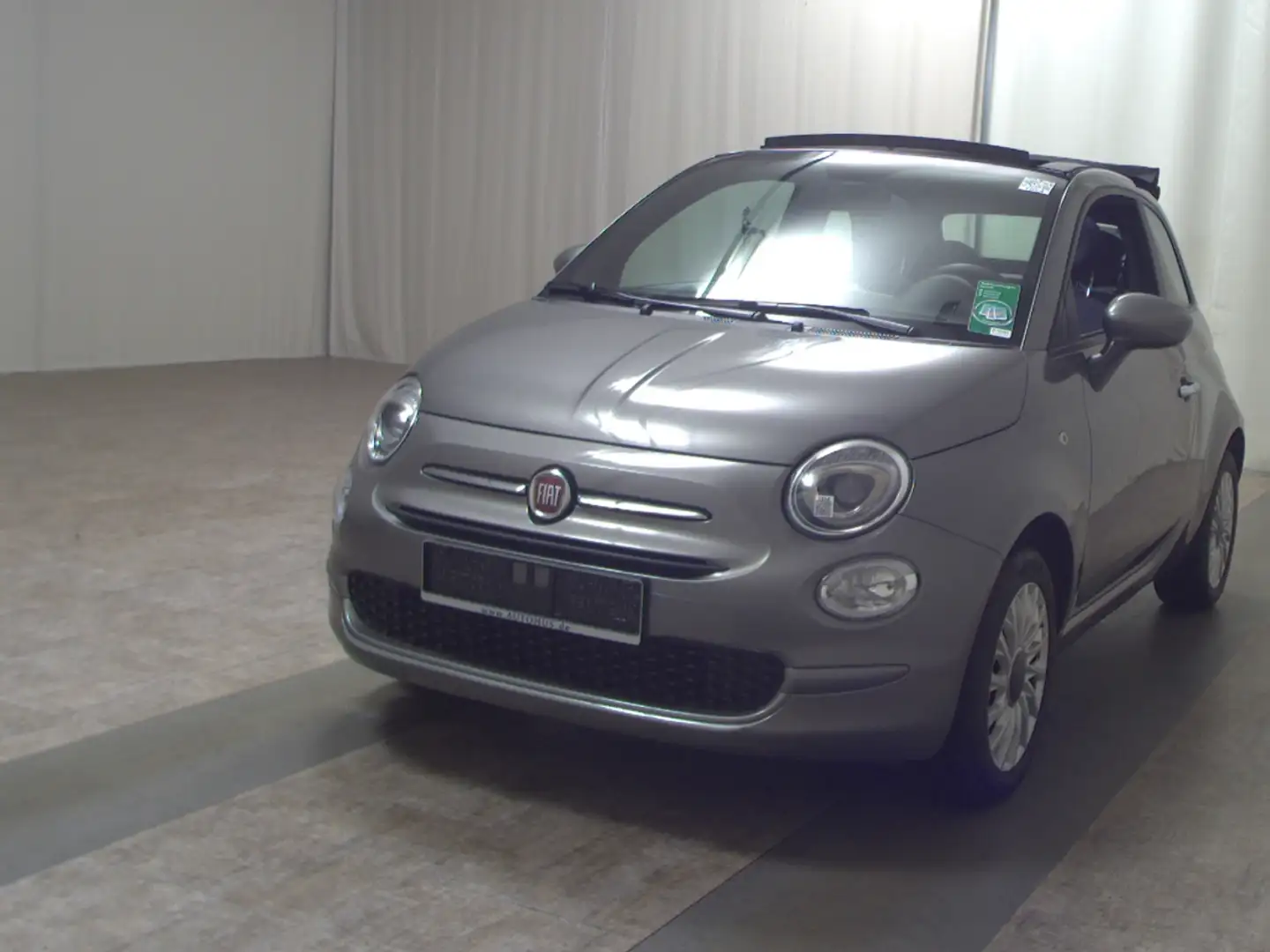 Fiat 500C Panorama Klima Grau - 2