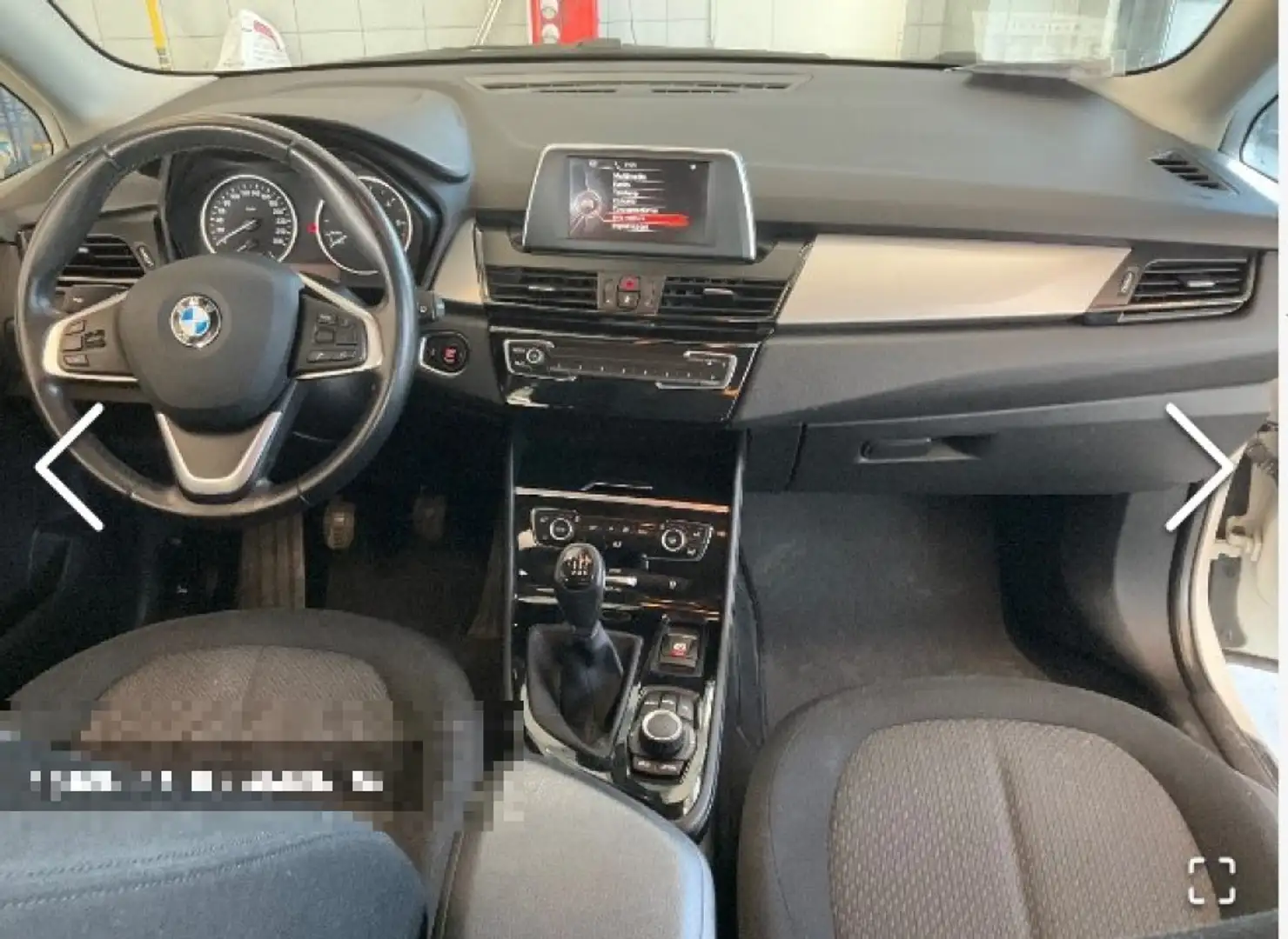 BMW 218 d Active Tourer Uniproprietario In Arrivo Bianco - 2