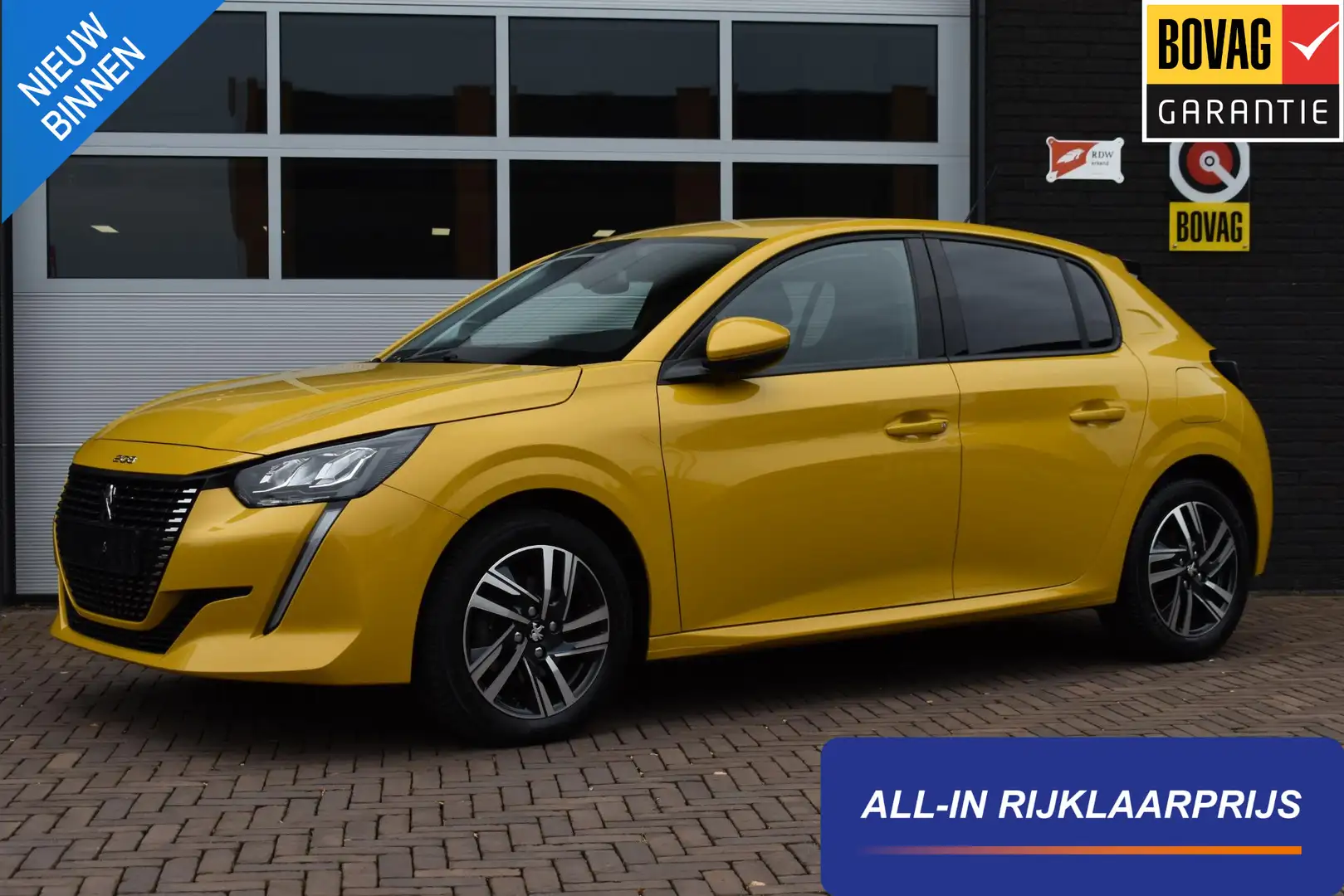 Peugeot 208 1.2 PureTech 100PK Allure Pack | Carplay | Camera Geel - 1