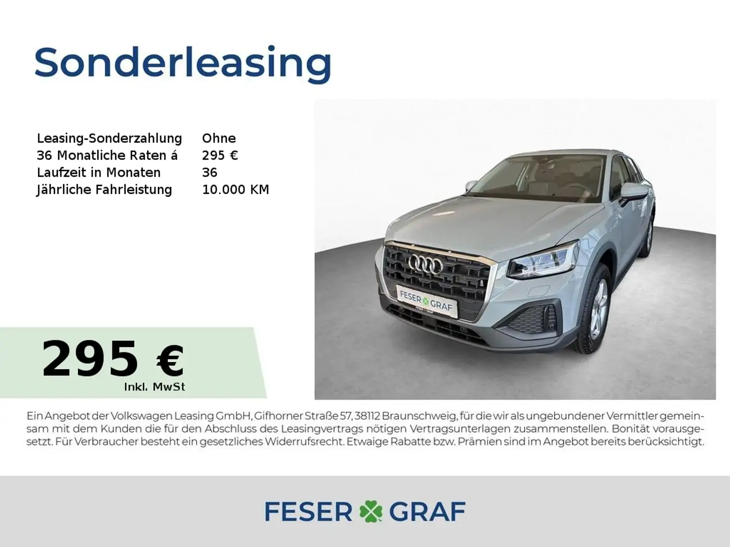 Audi Q2 30 TFSI 85(116) kW(PS) Schaltgetriebe Gris - 1