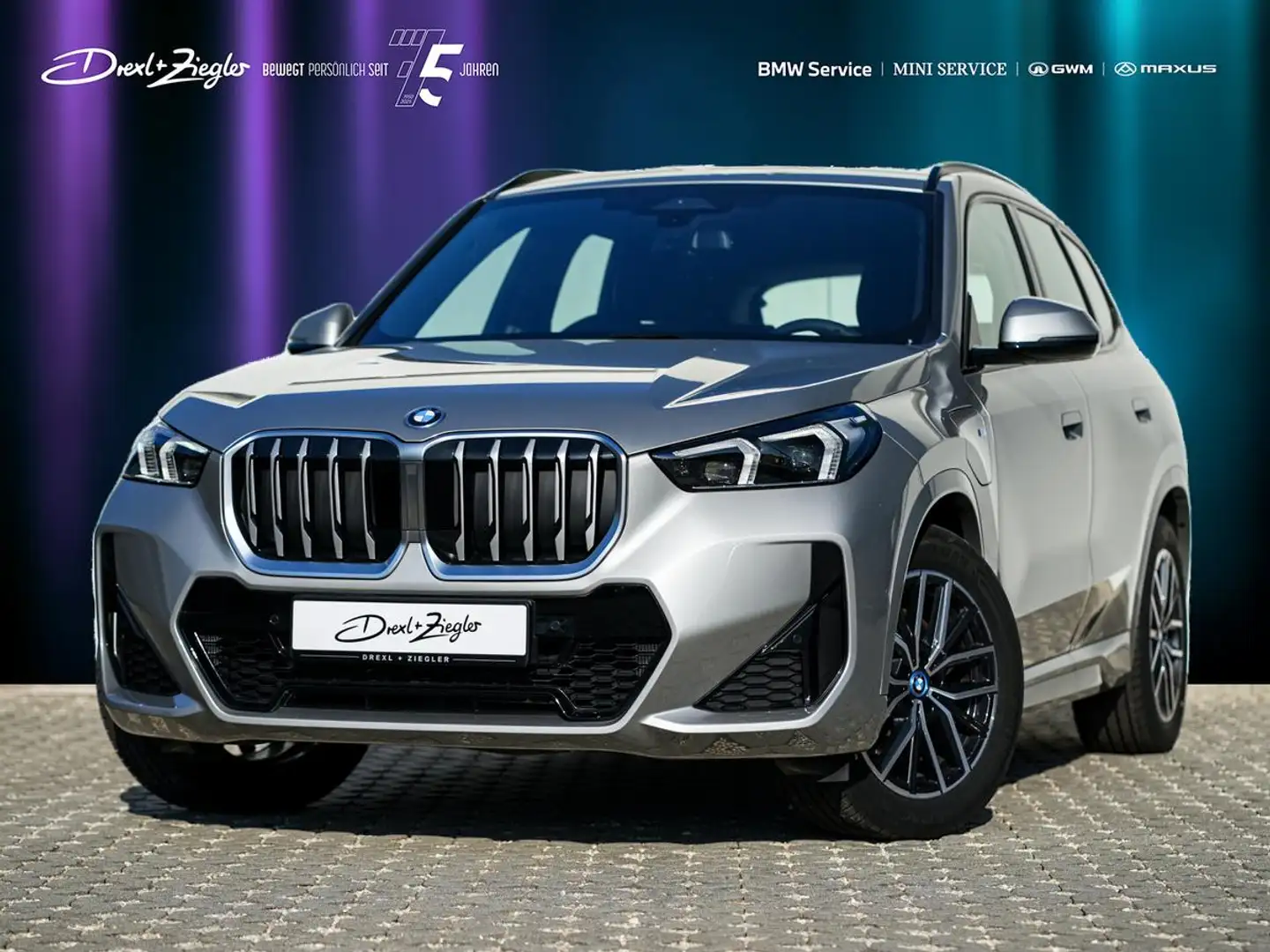 BMW X1 xDrive25e M Sport ACC AdapLED Komfzg SpiegelP Plateado - 1