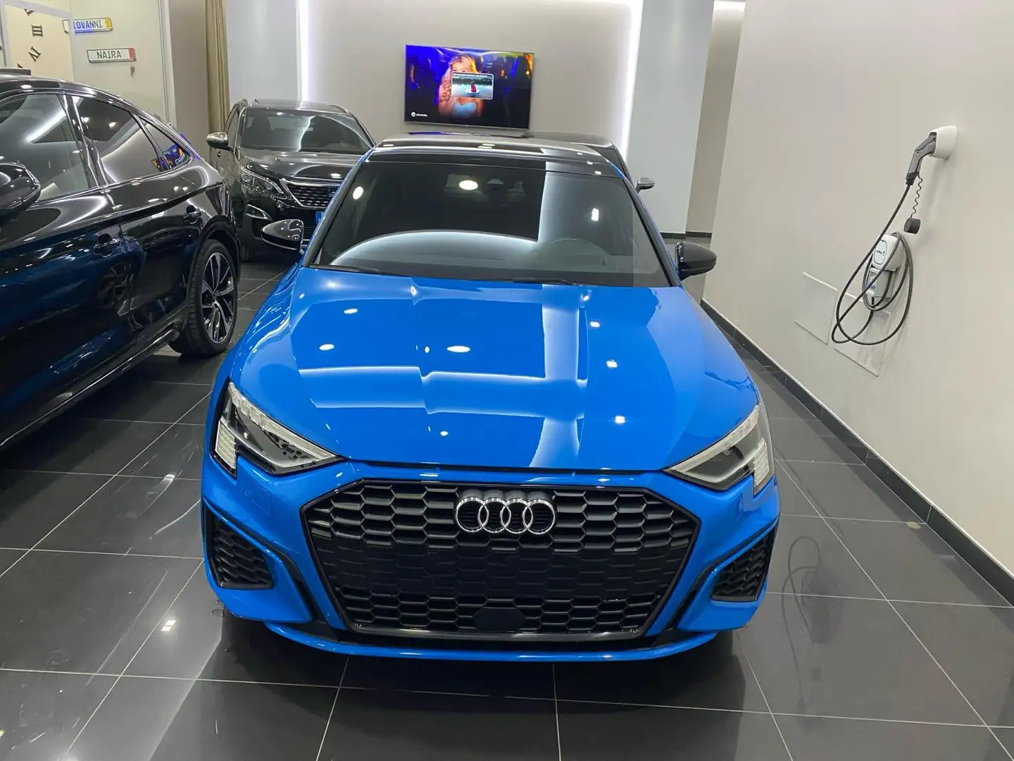 Audi A3 s line Azul - 1