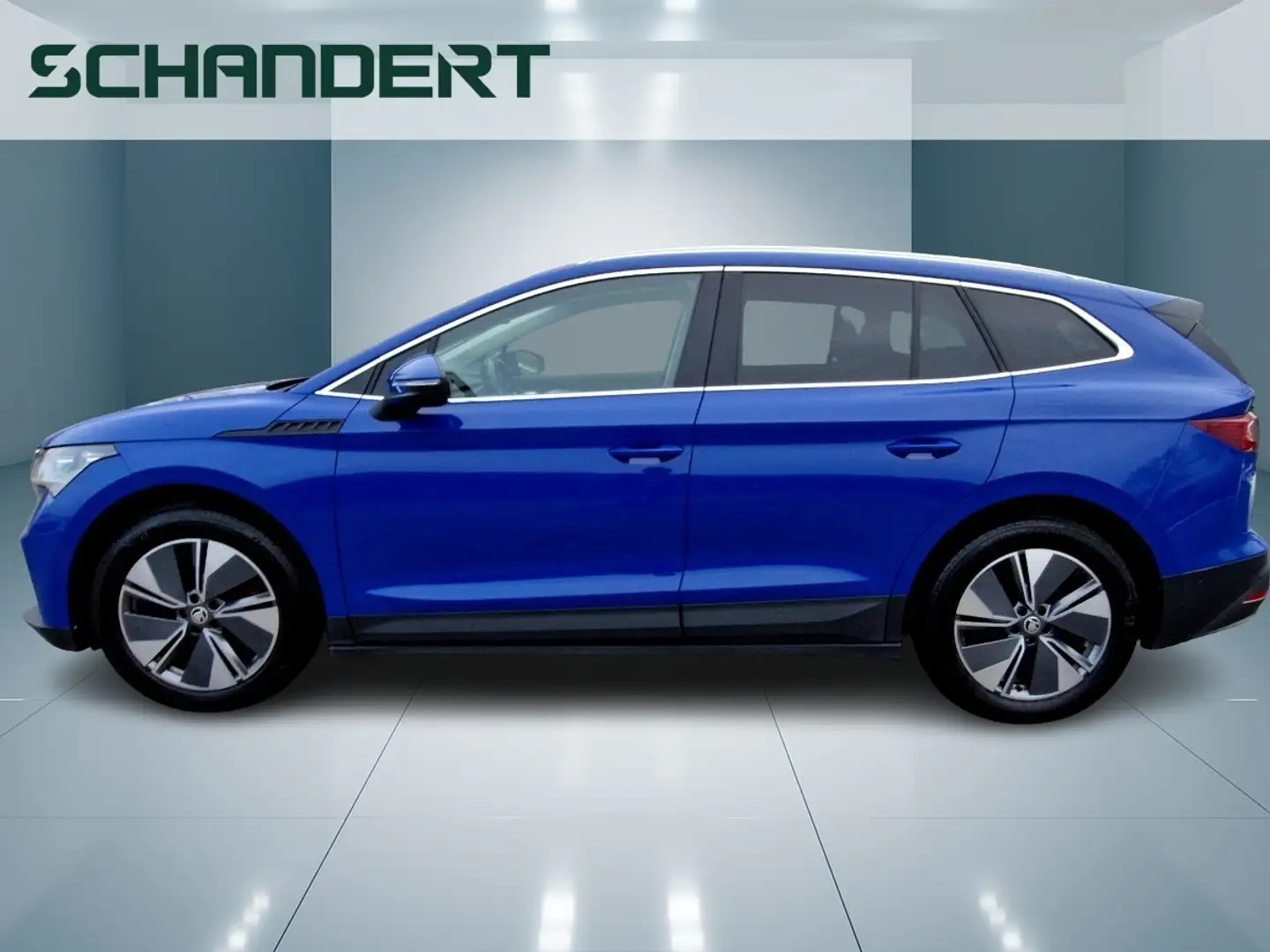 Skoda Enyaq 80 Loft Matrix Navi AHK PLA HUD Klimaautom Blau - 2