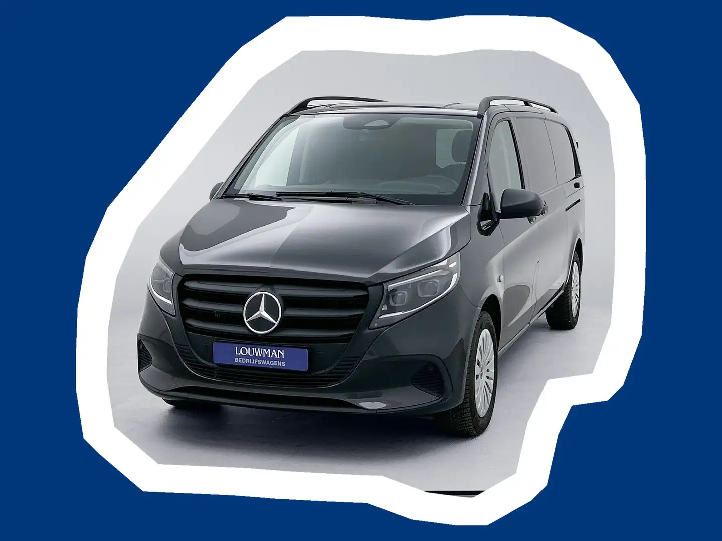 Mercedes-Benz Vito 119 CDI PRO Extra Lang Dubbele Schuifdeur Multibea Negro - 1