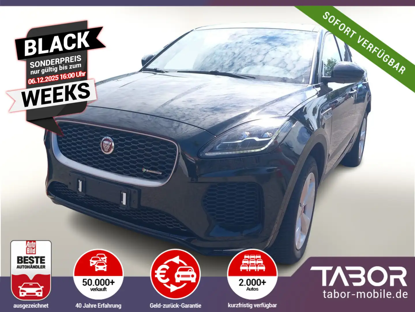 Jaguar E-Pace P250 AWD R-Dynamic Leder Nav PDC ParkAs Schwarz - 1