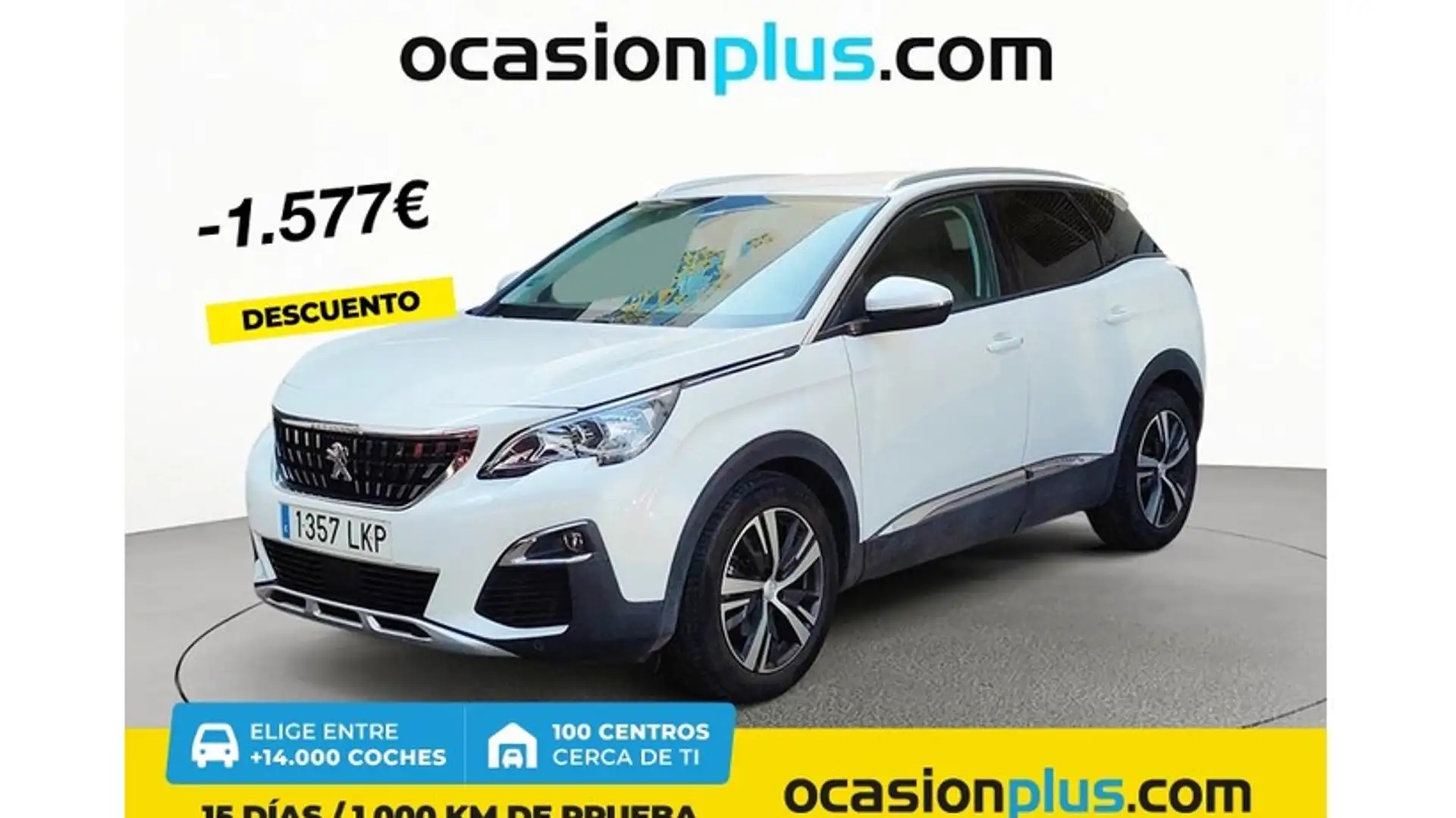 Peugeot 3008 1.6 BlueHDi Allure 120 Wit - 1