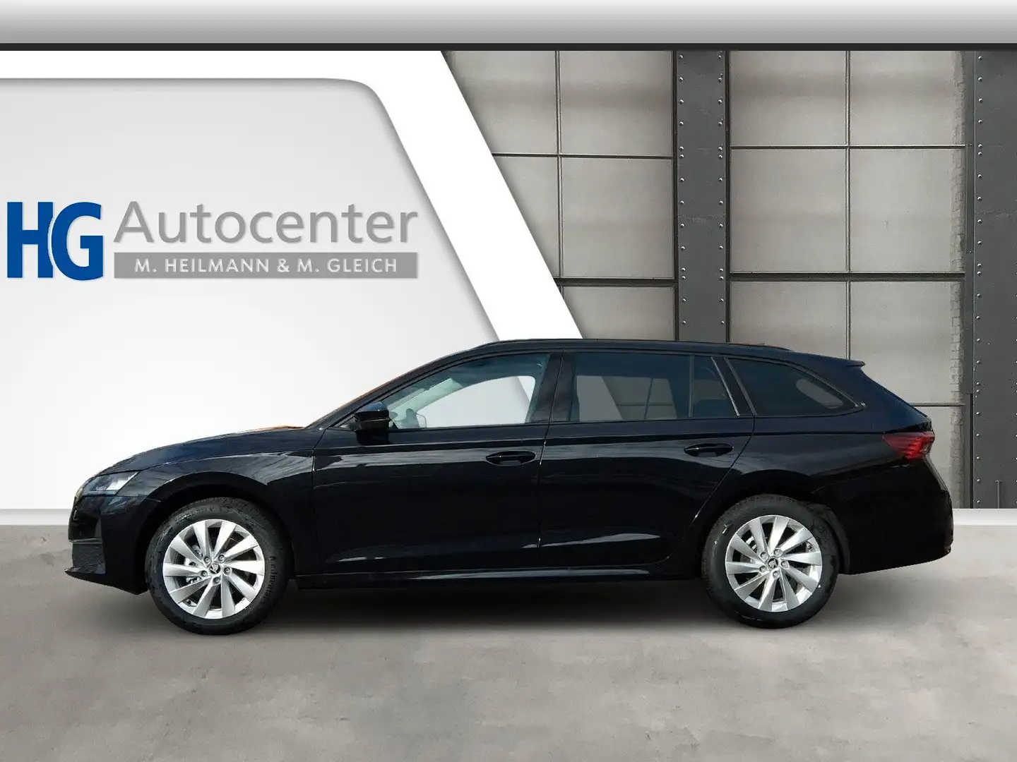 Skoda Octavia Combi  1.5TSI eHeck Side AHK 5J.Gar.Navi Zwart - 2