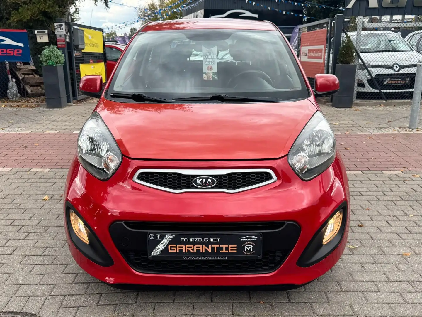 Kia Picanto 1.0 Edition 7*Klima*Allwetter*TÜV NEU* Rot - 2