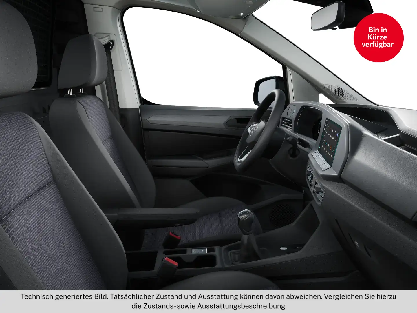 Volkswagen Caddy Cargo TDI Weiß - 2